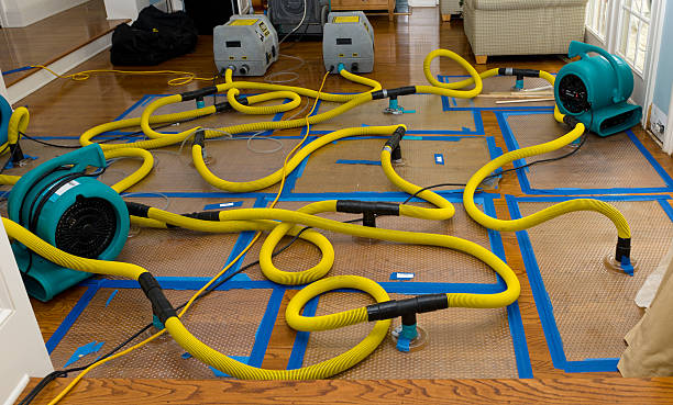 Professional Burst Pipe Water Damage technician working in Swansboro, NC
